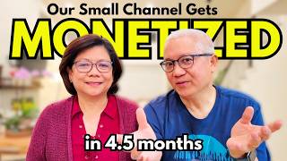 The Secret to Monetizing Our Small Channel in 4.5 Months!