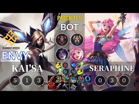 EM Envy Kai'Sa vs Seraphine Bot - KR Patch 11.5