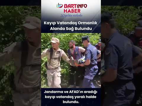 Kayıp vatandaş 72 saat sonra yaralı bulundu #bartın #haber #sondakika #news