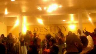 Destiny Worship Center: Praise team, I Made It pt. 1, No weapons formed ( Watch Meeting Service ).