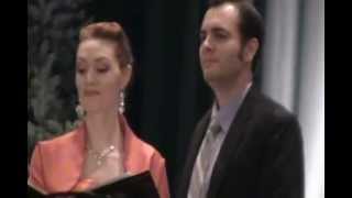 Justin and Rachel Anne Moore singing John Rutter's Angel Carol