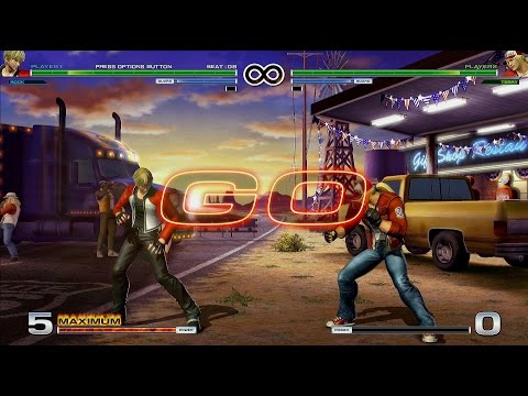 KOF XIV - Gameplay Video [ROCK HOWARD vs. TERRY BOGARD]