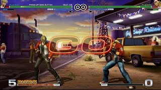 KOF XIV - Gameplay Video [ROCK HOWARD vs. TERRY BOGARD]