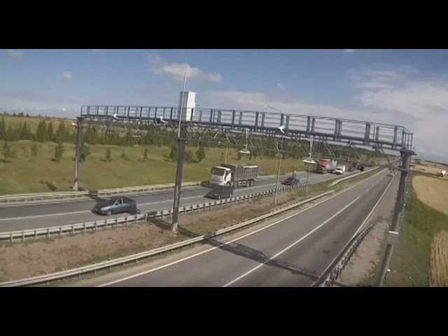Житель Бугульмы спровоцировал ДТП, пытаясь избежать весовой контроль
