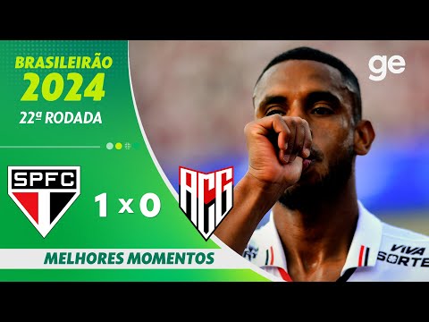 Gols e lances de São Paulo x Atlético-GO