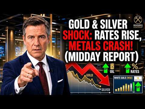 Gold & Silver SHOCK: Rates Rise, Metals Crash!