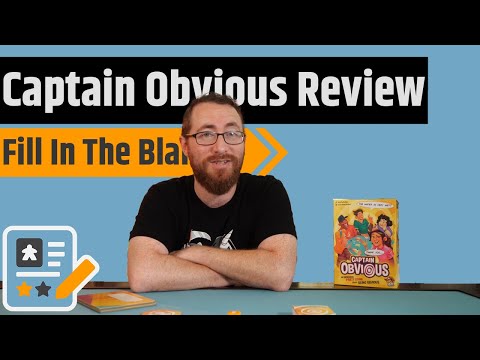 Captain Obvious Review - What Do You Mean You Don't Understand?