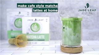 Jade Leaf Matcha - "Starbucks" Style Iced Matcha Latte Recipe