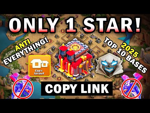 AFTER UPDATE🔥 New TOP 10 TH10 Base for War/CWL/Trophy 2025 | Town Hall 10 STRONGEST TH 10 BASE LINK