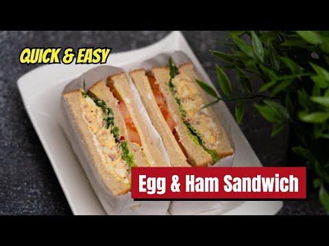 Homemade Egg & Ham Sandwich | Better Than Takeout!