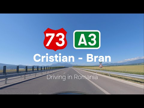 Romania. DN73, A3 Cristian - Bran