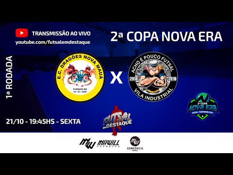 EC DRAGÕES NOVA MAUÁ X ACHO É POUCO - 2ª COPA NOVA ERA #futsalemdestaque