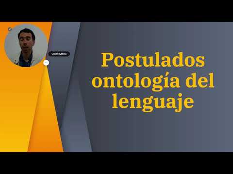 Postulados ontología del lenguaje