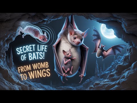 Bats: The Secret Life of Earth’s Only Flying Mammal! (From Birth to Flight) 🦇