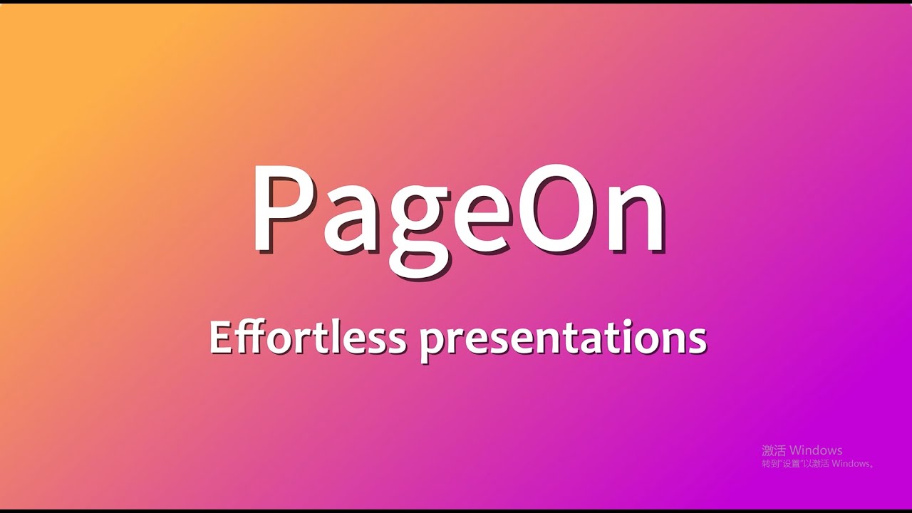 PageOn.Ai demo video