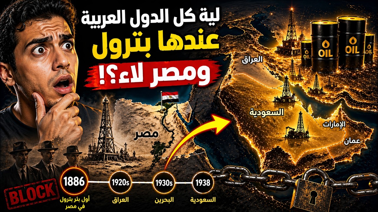 ليه كل الدول العربية عندها بترول ومصر لاء ؟!
