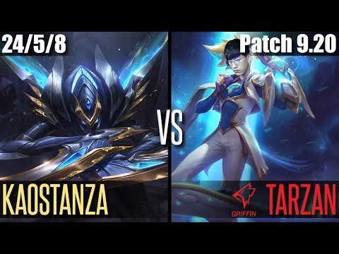 KAOSTANZA KHA'ZIX vs GRF TARZAN EZREAL and SKT T1 KHAN