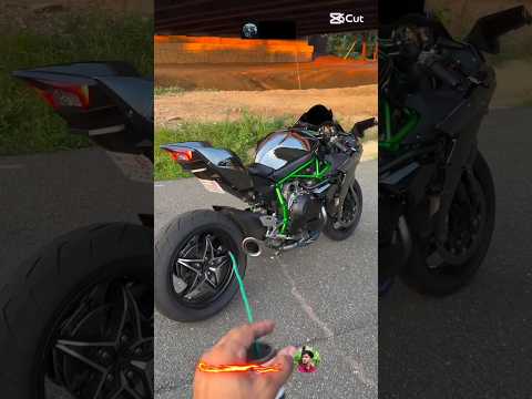 Kawasaki Ninja H2 Exhaust Sound! 🔊🔥 #shorts #ninja #h2r #trending #subscribe #viralvideo