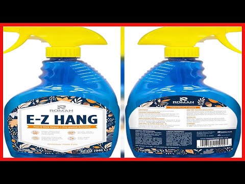 Roman’s E Z Hang Peel & Stick Wallpaper Helper + Pre Pasted Activator, Clear, Non Staining