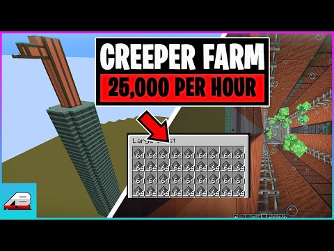 Minecraft Creeper Farm 1.19, 1.20+ Tutorial 25K Gunpowder Per Hour No Spawn Proofing or Redstone