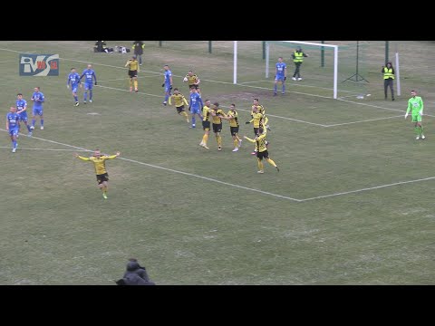 SIARKA TARNOBRZEG - HUTNIK KRAKÓW 1:1 (0:1) -  FRAGMENTY MECZU I KOMENTARZE TRENERÓW