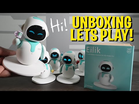 UNBOXING & LETS PLAY! -  Eilik - Little Cute Robot with Endless Fun!