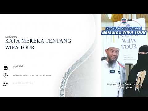 Testimoni Jamaah Umroh