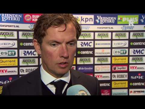 Alex Pastoor na afloop van Sparta - PSV