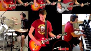 So Fine Guns N&#39; Roses Guitar Bass Piano Drum Cover