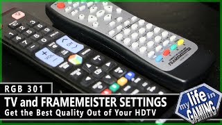 HDTV and Framemeister Settings :: RGB301