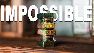 Solving The IMPOSSIBLE Nut &amp; Bolt Puzzle!!