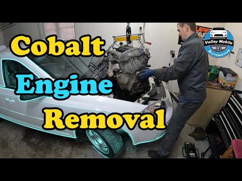 2005-2010 Chevy Cobalt Engine Rebuild Engine Removal
