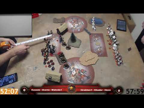 Warmachine Hordes - Skorne (Makeda1) Vs. Khador (Strakhov1)