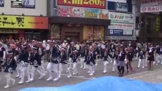 preview picture of video '★岸和田だんじり祭2013 ⑧筋海町のパレード / Kishiwada-Danjiri Parade'