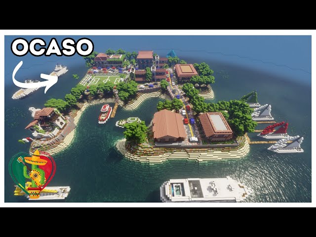 Minecraft Mexican City - Ocaso