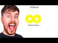 MrBeast hits infinite subscribers