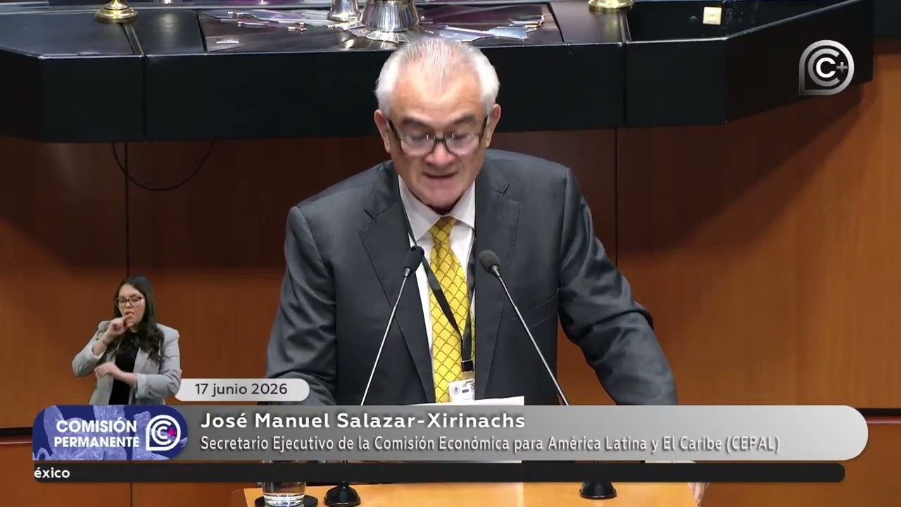 Discurso del Secretario Ejecutivo de la CEPAL en la sesión solemne del Senado Mexicano (17 de junio)