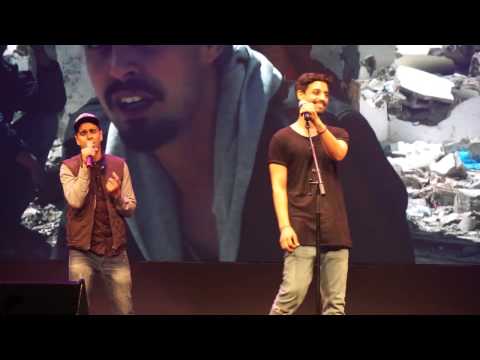 Yassine Jarram @ Maroc Web Awards #mwa10 🎵🎼Badini, rude parody, 7alit 3ayni avec Omar Bjay