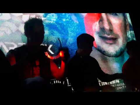 DJ Starjack performs an exhibition as he passes on the decks to DJ Soulful Jigs at Royal Club