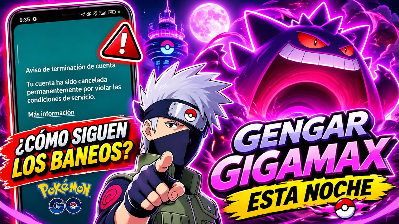 🚨 ¿SIGUEN LOS BANEOS en Pokémon GO? 😱 GENGAR GIGAMAX ESTA NOCHE 🔥 EN VIVO