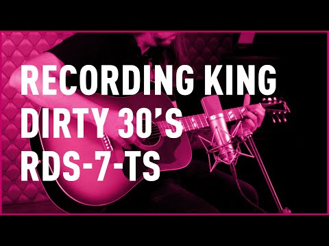 Recording King RDS-7-TS Dirty 30's Series 7 - Tabacco Sunburst image 6