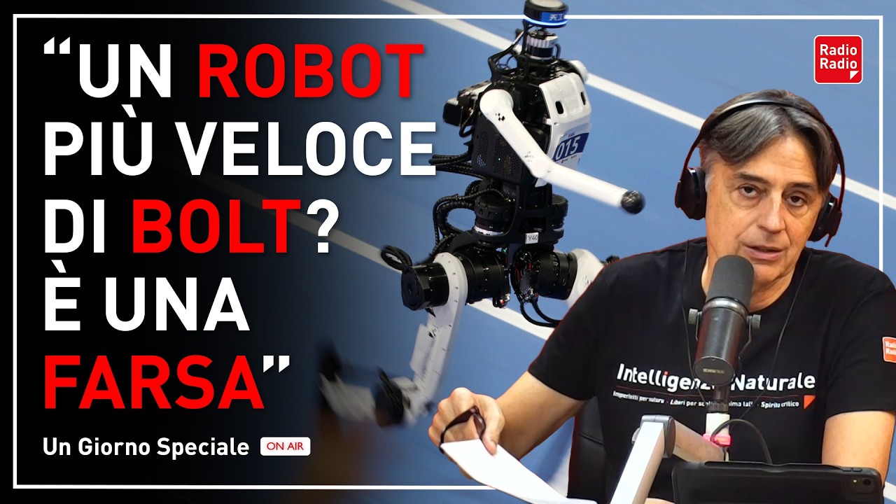 IL CORRIERE CI PROVA ANCORA: ROBOT UMANOIDE 'PIÙ VELOCE' DI BOLT, MA È UNA PRESA IN GIRO