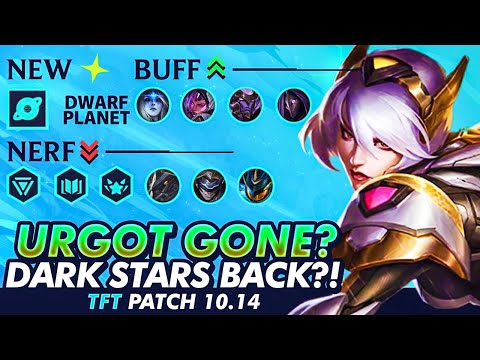 URGOT GONE? DARK STARS BACK?! Scarra's TFT Patch 10.14 Rundown