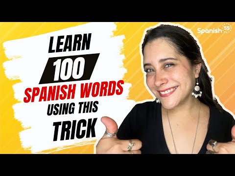 Learn 100 SPANISH WORDS Using This EASY Trick!