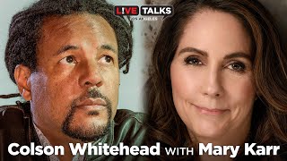 Colson Whitehead in conversation with Mary Karr at Live Talks Los Angeles