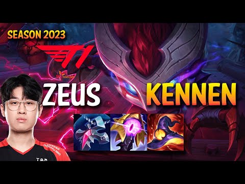 T1 Zeus KENNEN vs SYLAS Top - KR Ranked