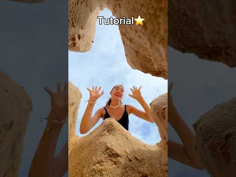 SÜSSES SAND-TUTORIAL😱 PROBIER ES MIT SAND🤯⭐️🏝️ #shorts #short