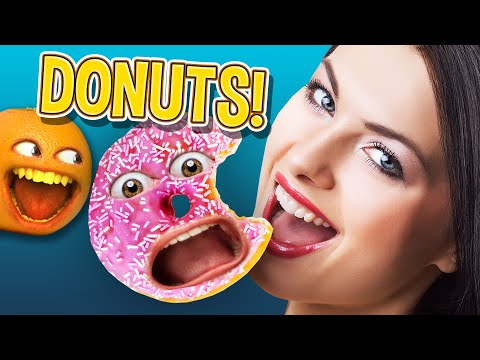 惱人的橙子--為DONUTS而瘋狂！!(Supercut) (Annoying Orange - Go NUTS for DONUTS!!! (Supercut))