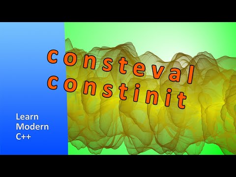 C++20: consteval constinit - Learn Modern C++