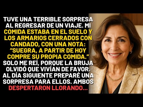 Tuve una terrible sorpresa al regresar de un viaje. Mi comida estaba en el suelo y los armarios...